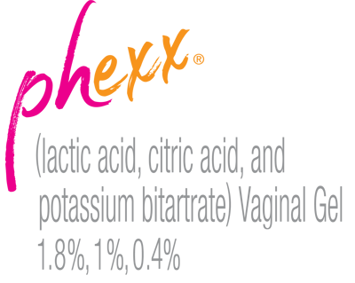 PHEXX (lactic acid, citric acid, and potassium bitartrate) Vaginal Gel 1.8%, 1%, 0.4%